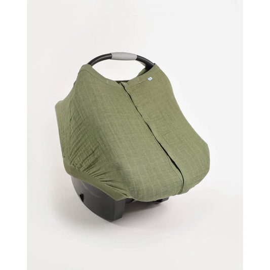 Muslin Car Seat Canopy - Fern