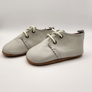 Oxford Leather Shoe - Cloud (Soft Sole)