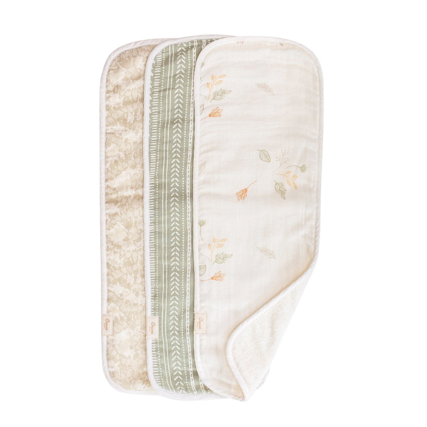 Baby Burp Cloths - 3 pack - Willow