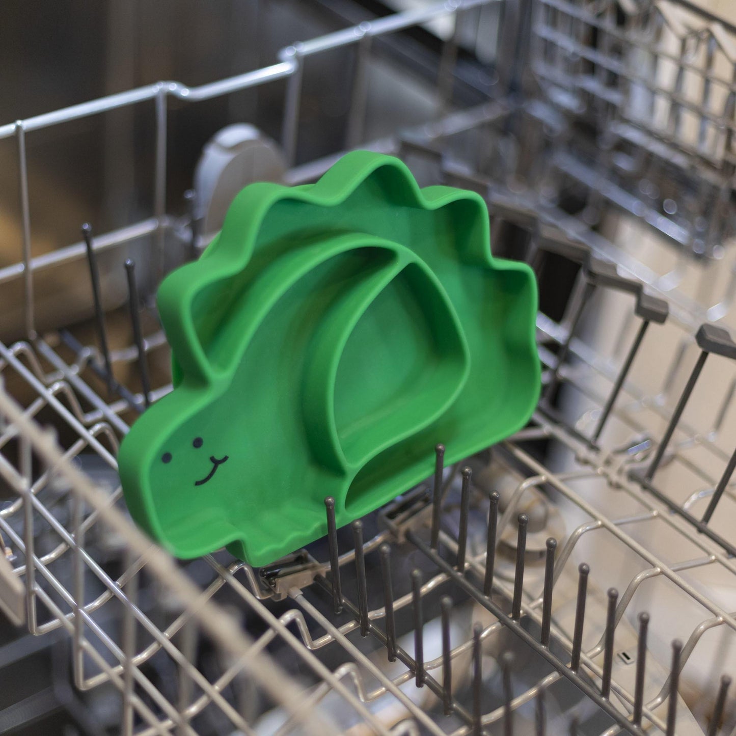 Silicone Grip Dish - Dinosaur