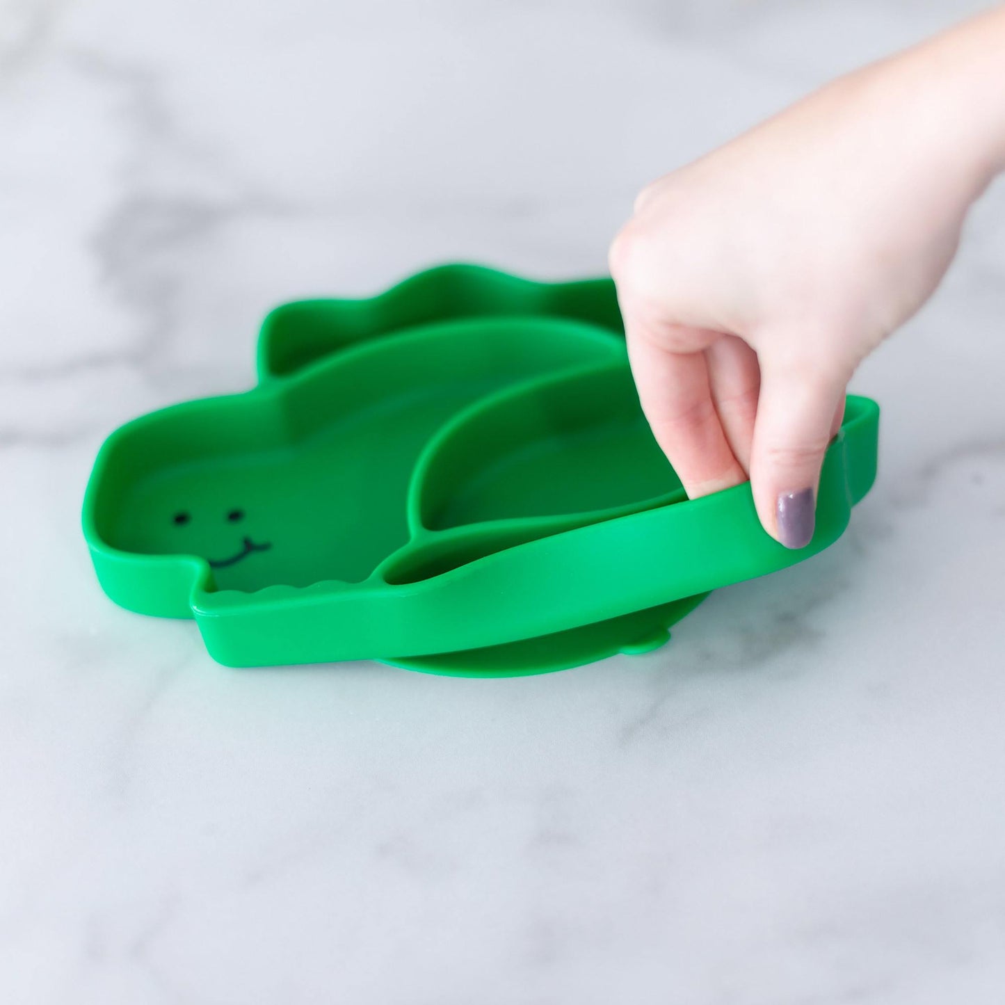 Silicone Grip Dish - Dinosaur