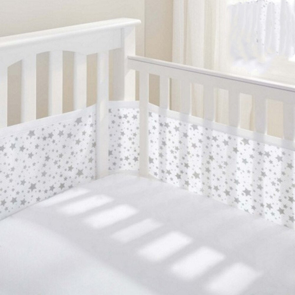 Breathable Mesh Cot Liner - Twinkle Twinkle