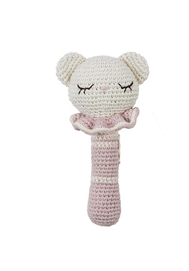 Tiffani Teddy Rattle with Bell