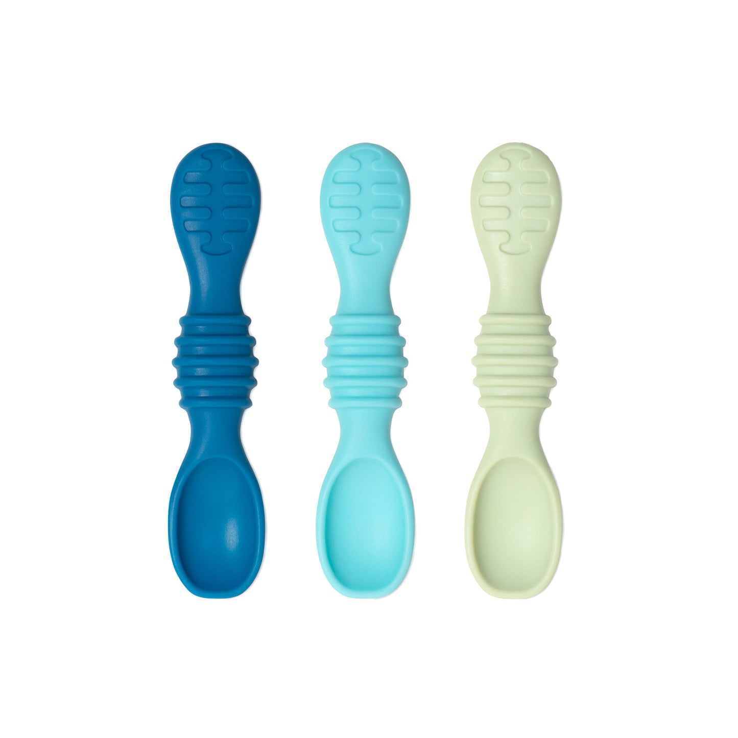 Silicone Spoon 3 pack - Gumdrop Blue