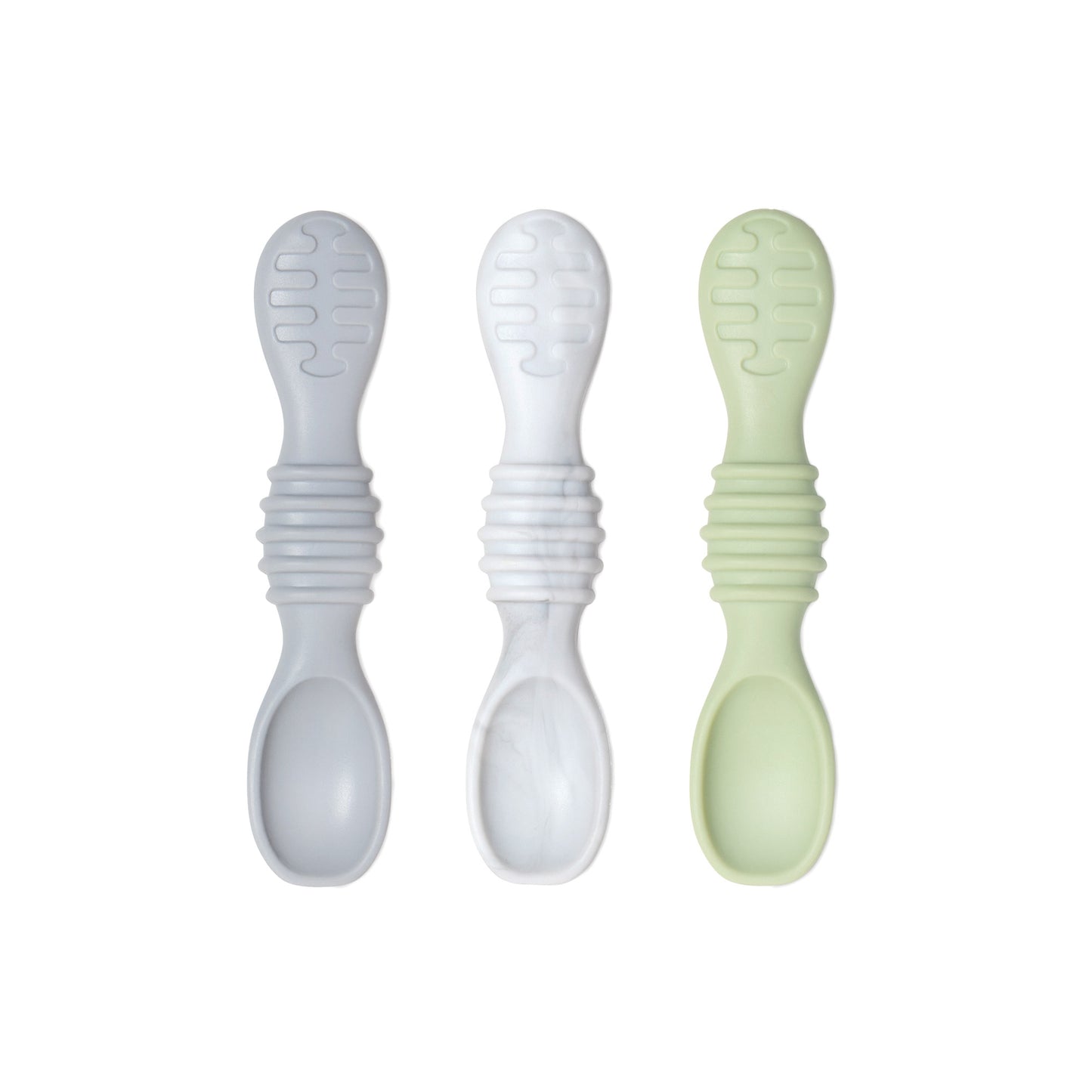 Silicone Spoon 3 pack - Taffy Grey