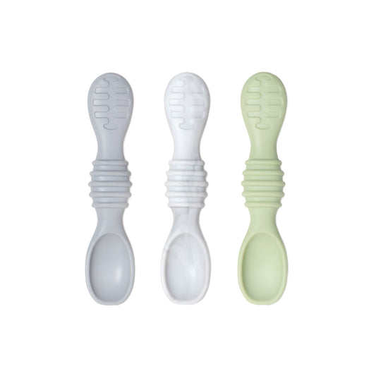 Silicone Spoon 3 pack - Taffy Grey