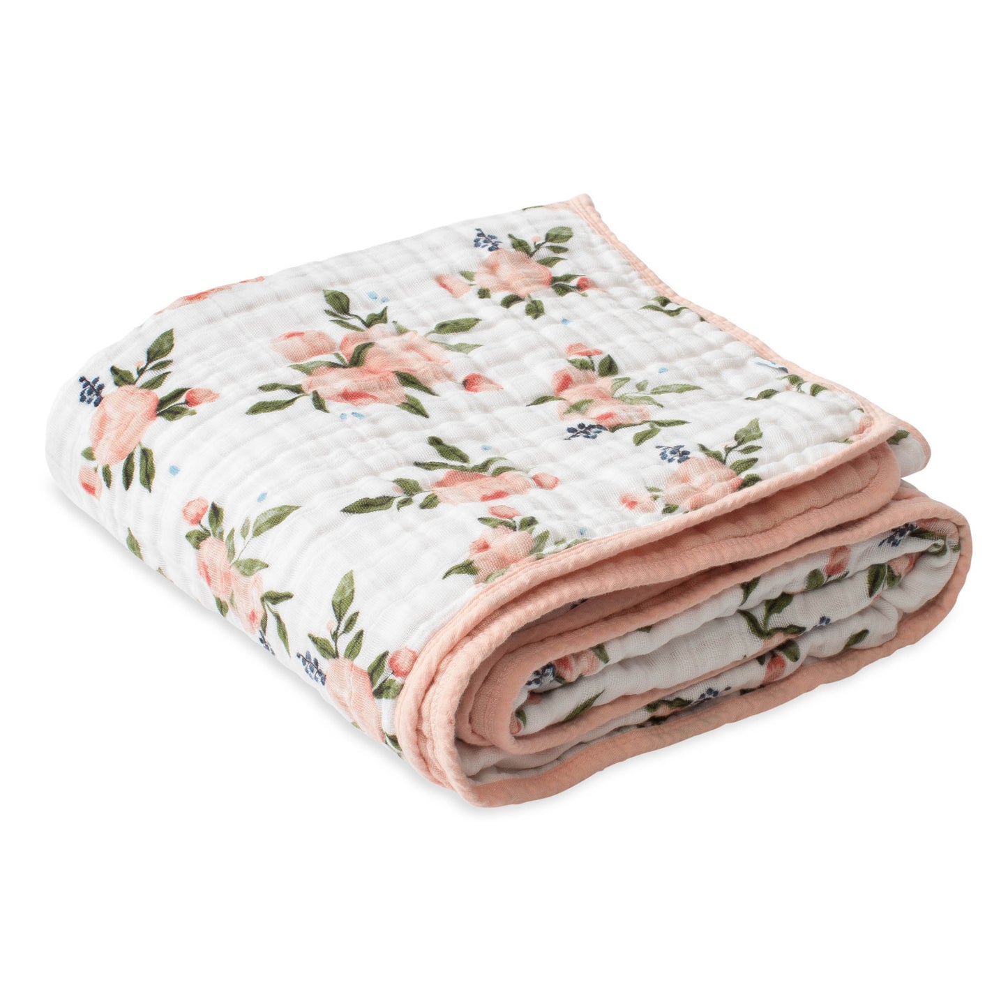 Cotton Muslin Quilt - Roses