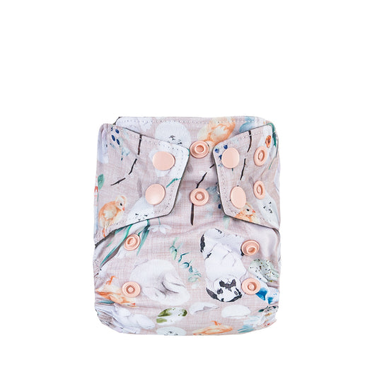 Bunny Trail Cloth Nappy - Newborn