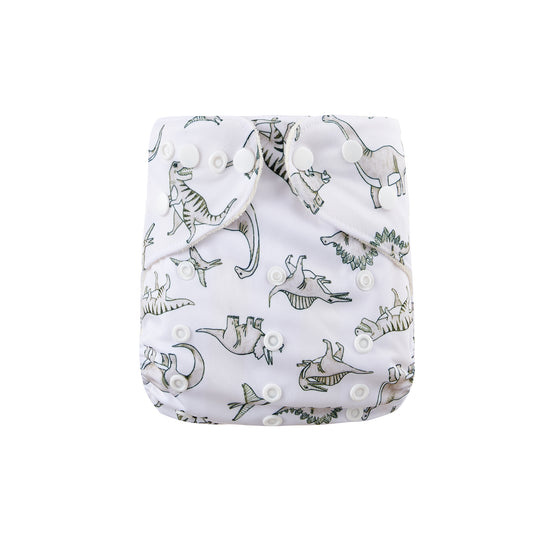 Dino Roar (Bamboo) Cloth Nappy - One Size Fits Most