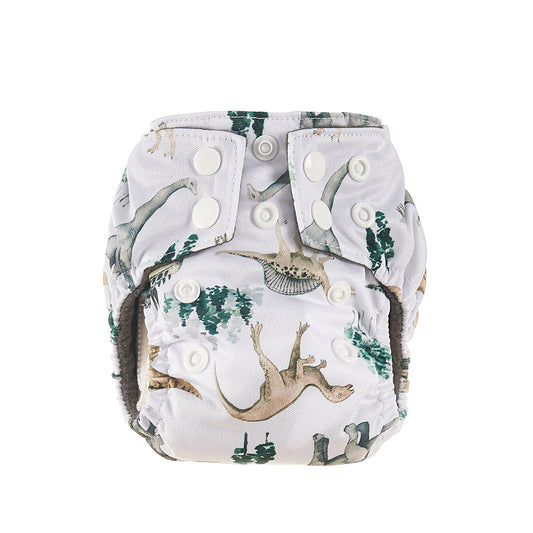 Dinosaur Days Cloth Nappy - Newborn