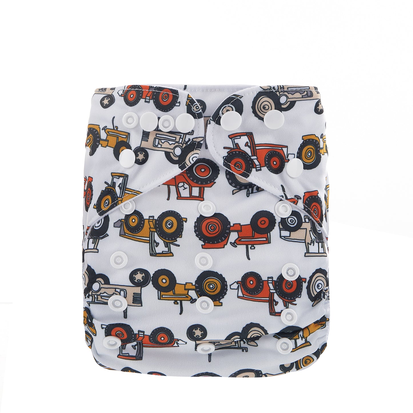 Grandad's Tractor Cloth Nappy (Suede) - One Size Fits Most