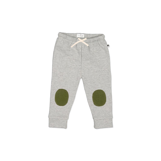 Grey Melange Track Pants - Earth