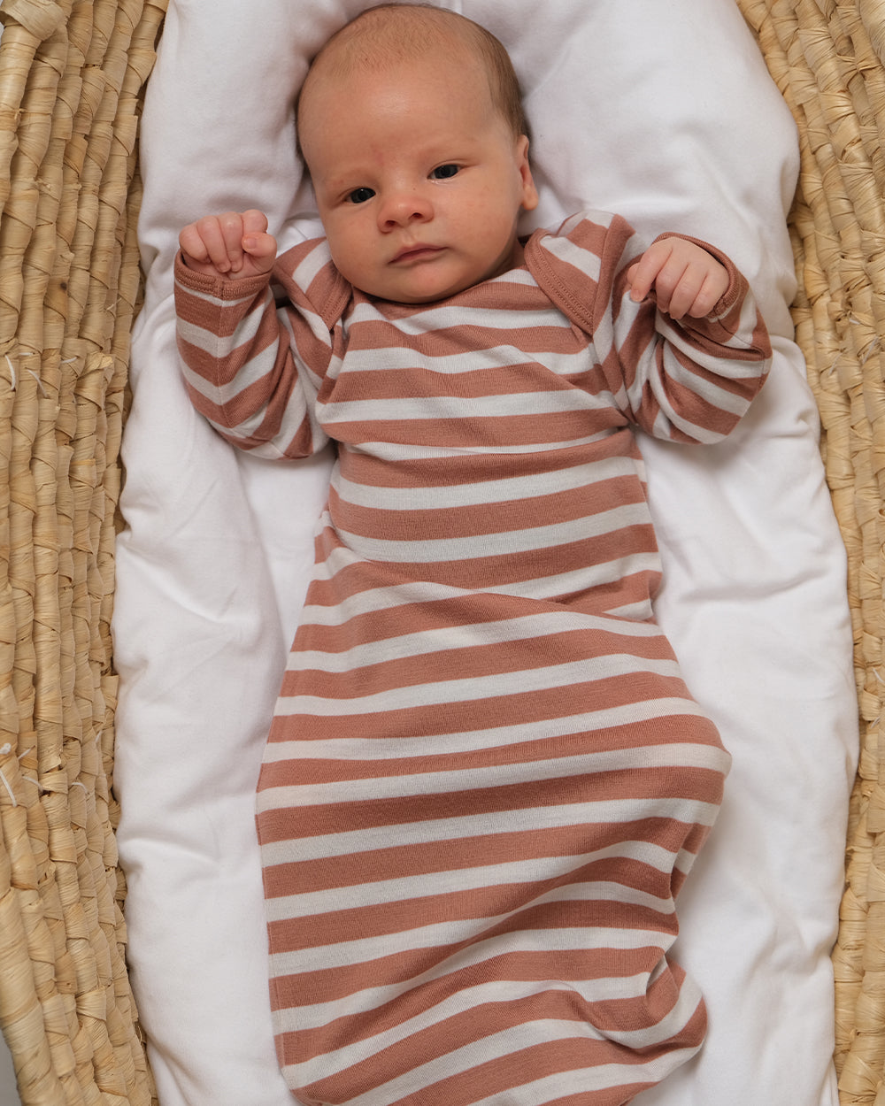 Merino Bundler Sleep Sack - Rose Stripe