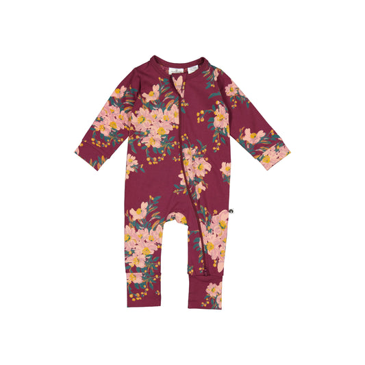 Alpine Flowers Zip Suit